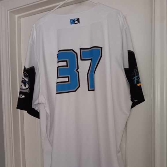 Myrtle Beach Pelicans Copa Mako Shark Game Worn Jersey - Picture 6 of 10